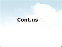 Tablet Screenshot of cont.us